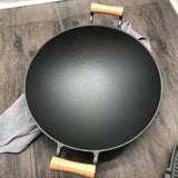 Wok en Fonte pour Barbecue