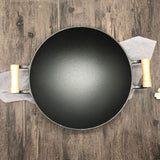Wok en Fonte pour Barbecue