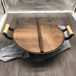 Wok en Fonte pour Barbecue